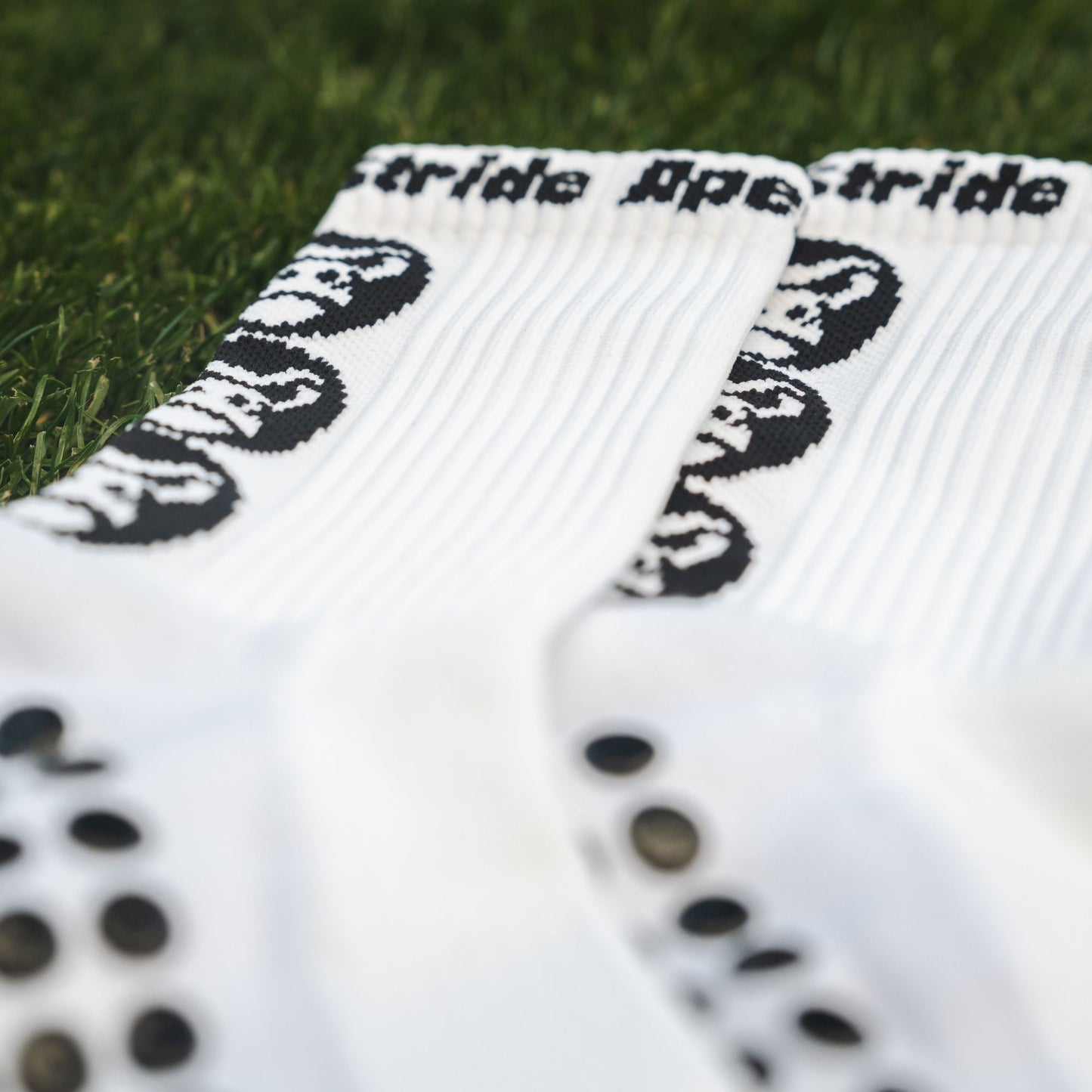 White 4 Pack of Sports Grip Socks Bundle