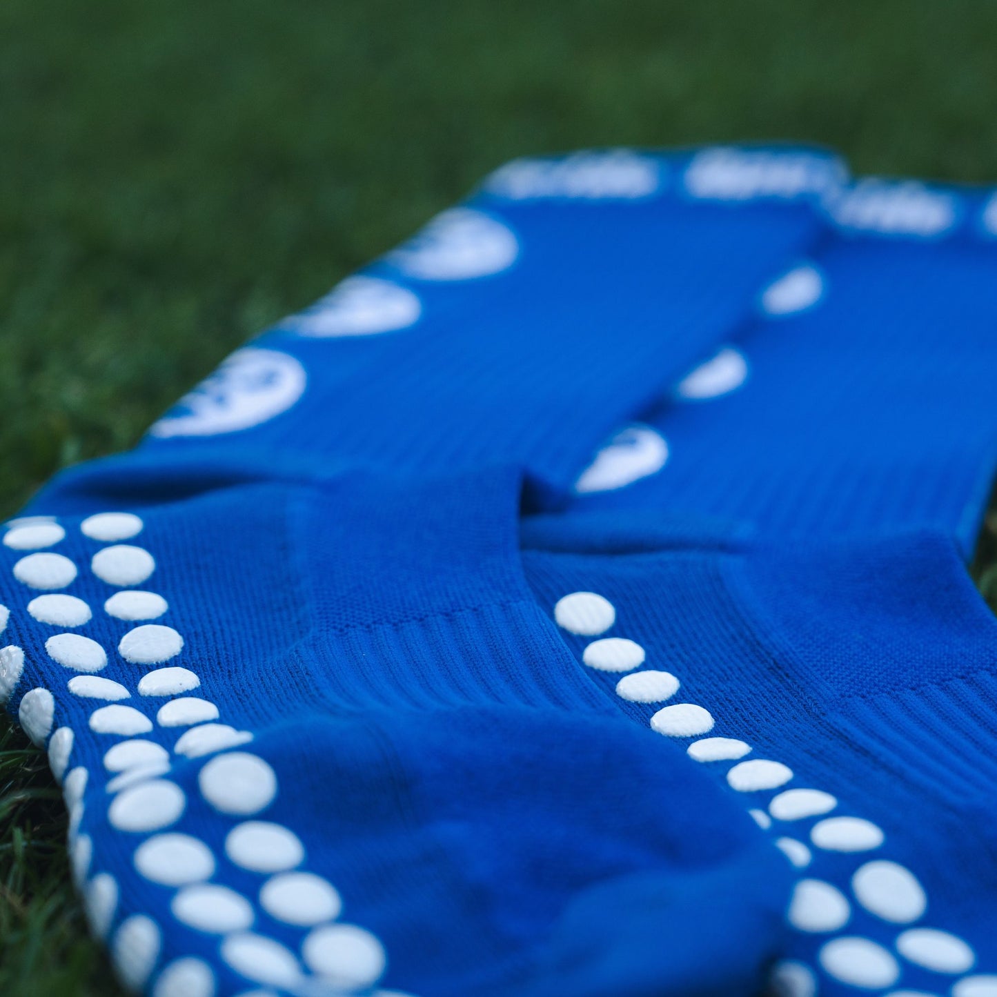 Blue 4 Pack of Sports Grip Socks Bundle