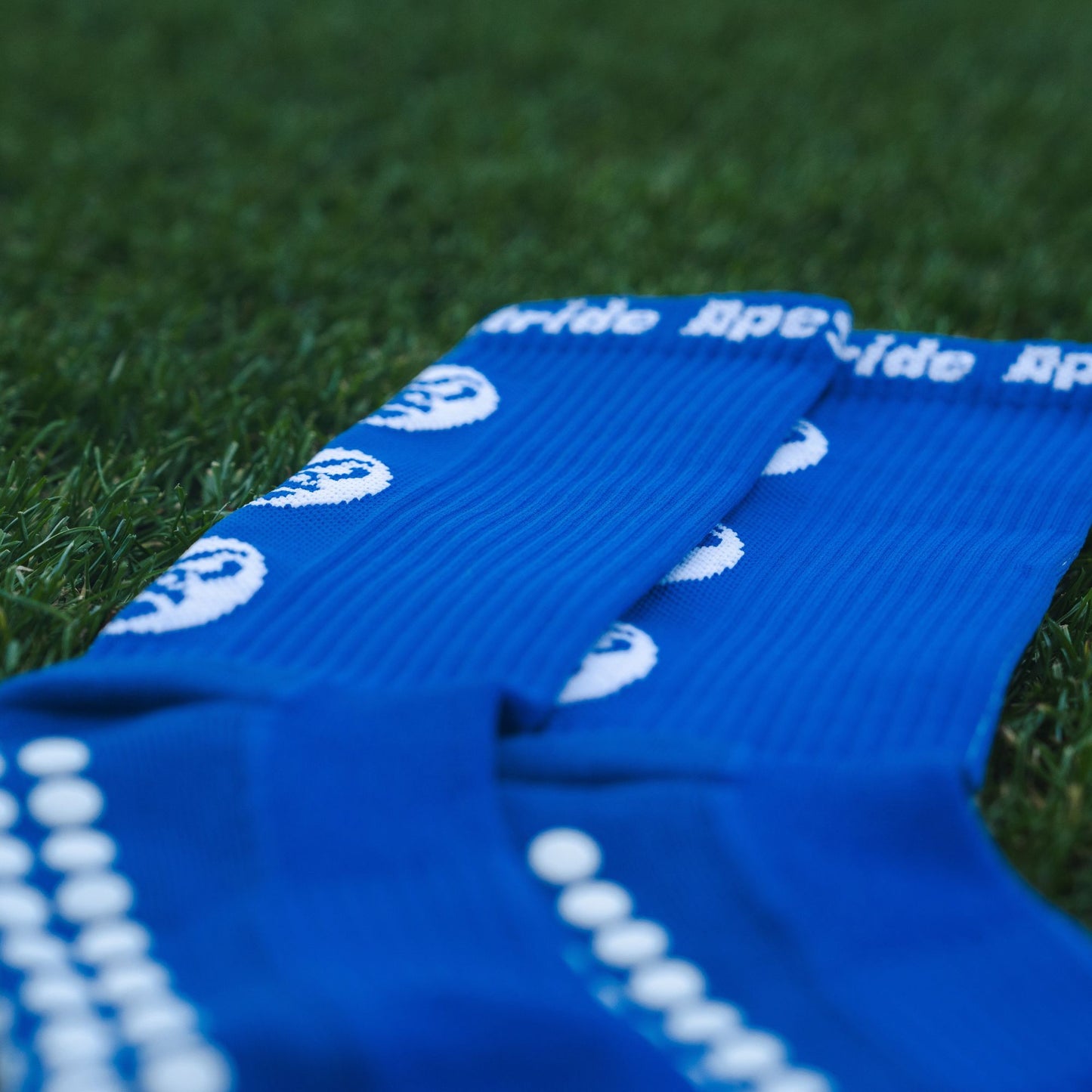 Blue 4 Pack of Sports Grip Socks Bundle