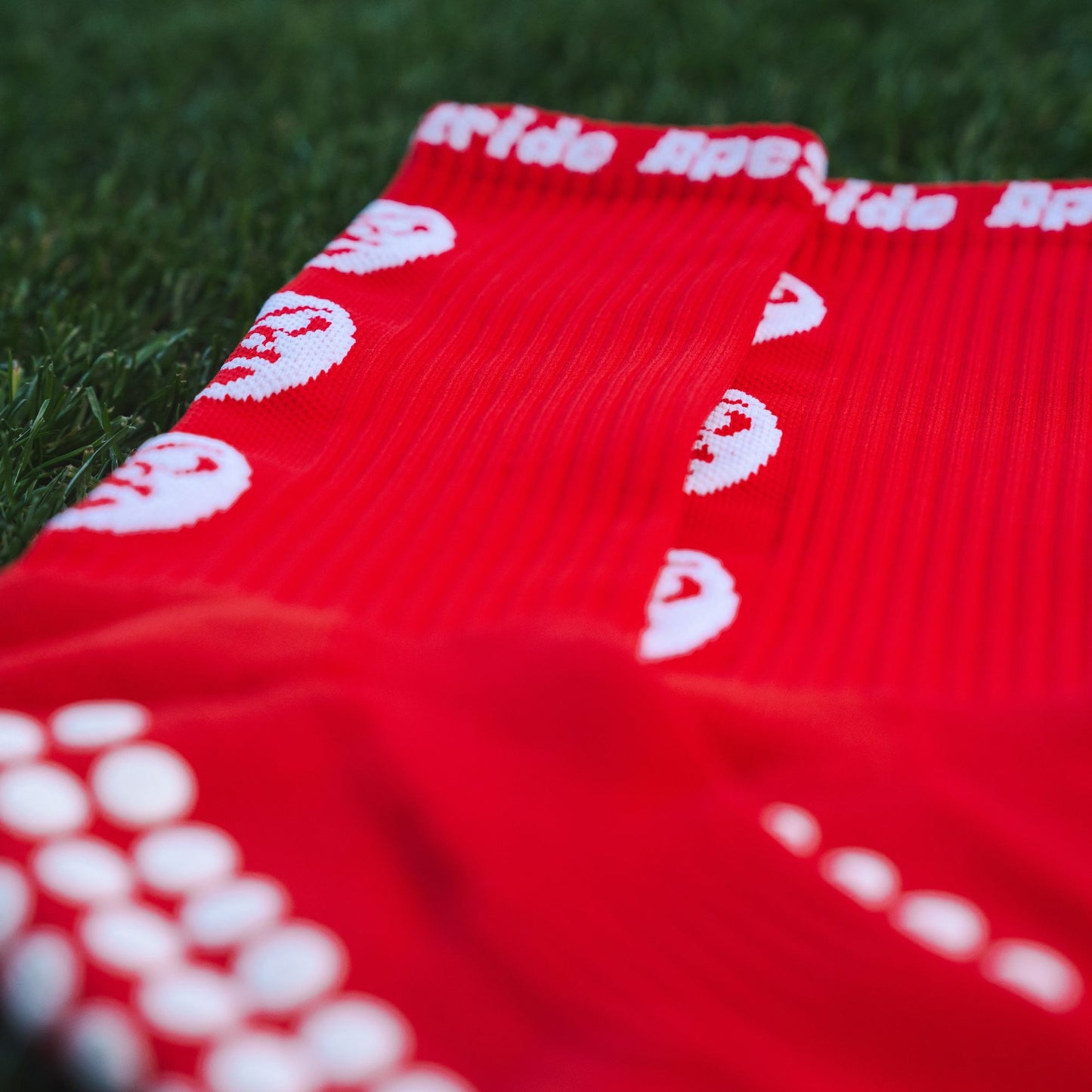 Red & Black 4 Pack Sports Grip Socks Bundle